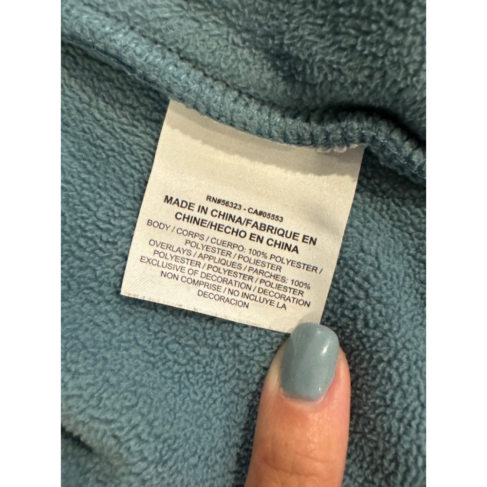 Nike Women's Light Blue Hooded Fleece Jacket - Size XL - Picture 8 of 9